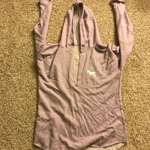 Pink v-neck lavender sweater